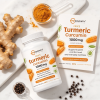Turmeric Curcumin Capsules 1000mg, Natural Plant Extract Daily Nutritional Supplement