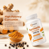 Turmeric Curcumin Capsules 1000mg, Natural Plant Extract Daily Nutritional Supplement